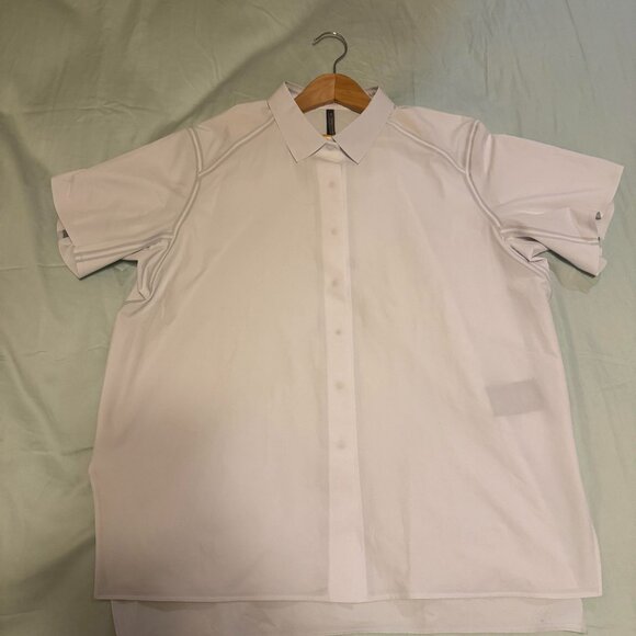 Arc'teryx Veilance Women’s White Short Sleeve Technical Shirt L - Picture 1 of 3